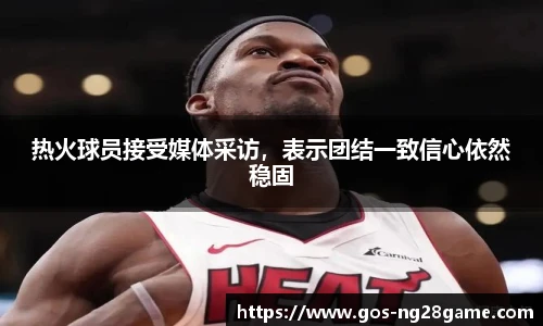 热火球员接受媒体采访，表示团结一致信心依然稳固